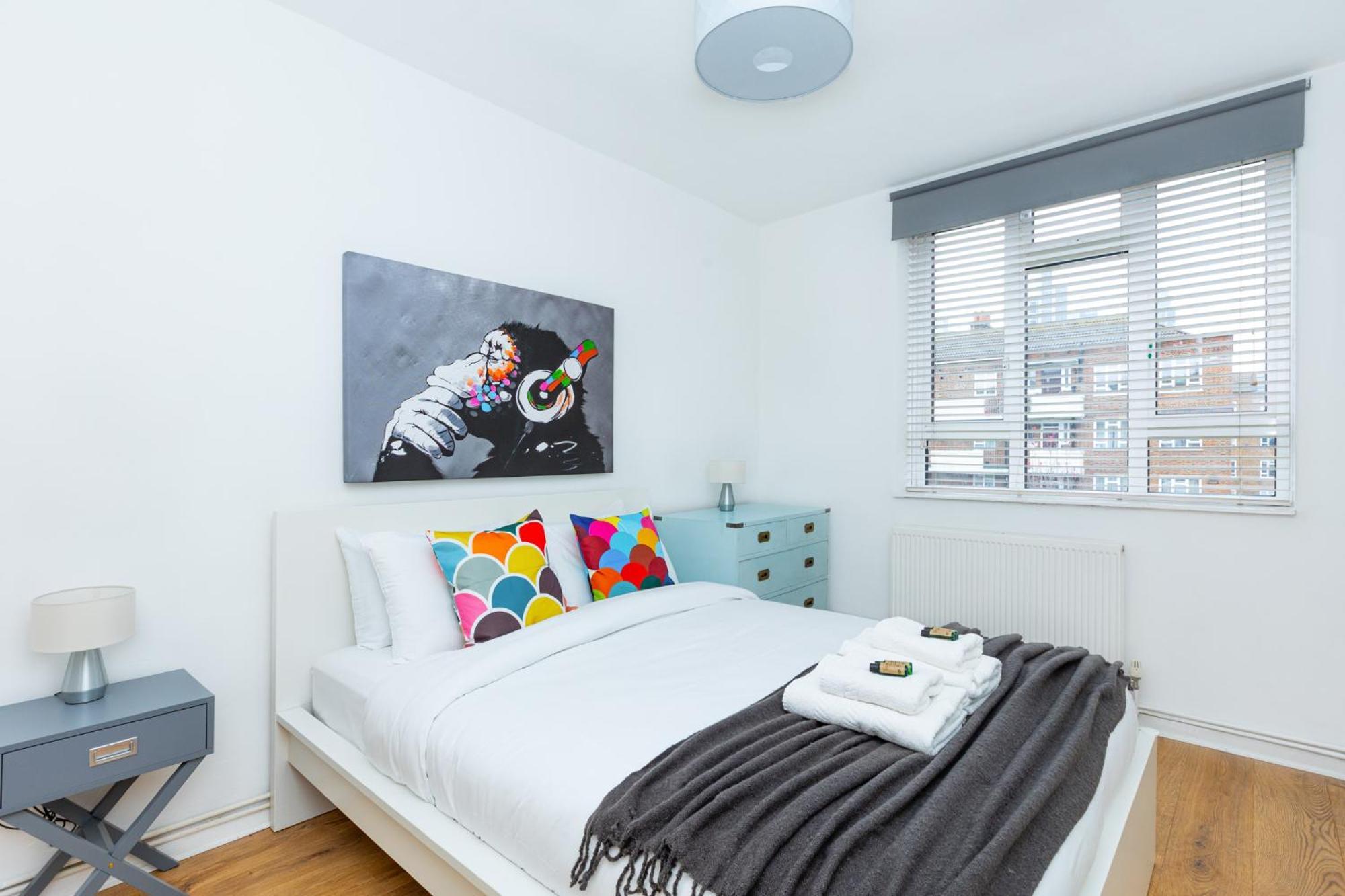 Bright Modern 1 Bedroom Flat, 5 Min To Vauxhall St Londres Exterior foto
