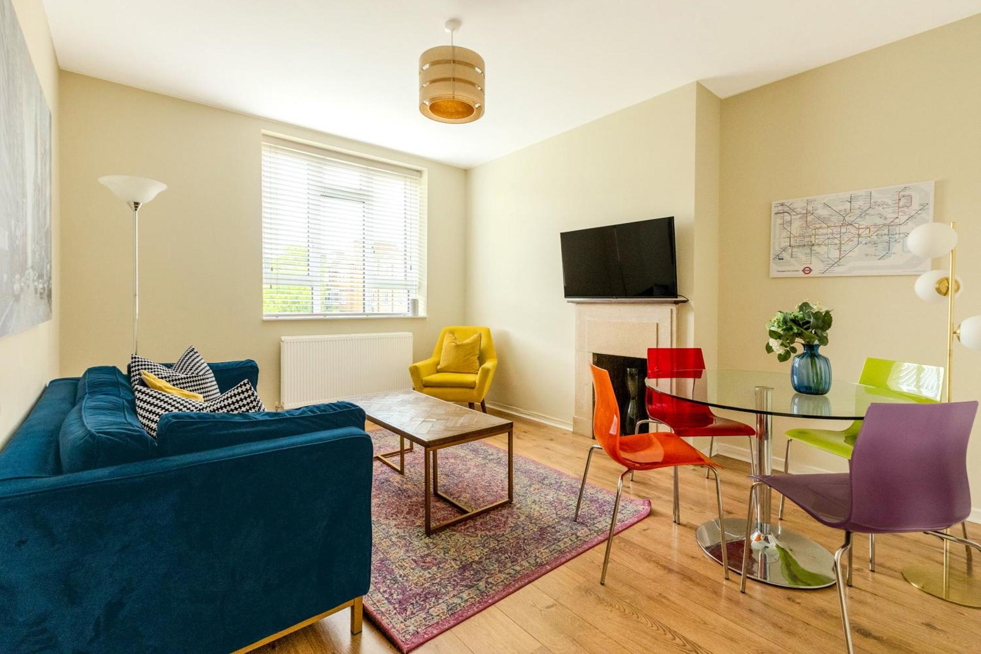 Bright Modern 1 Bedroom Flat, 5 Min To Vauxhall St Londres Exterior foto